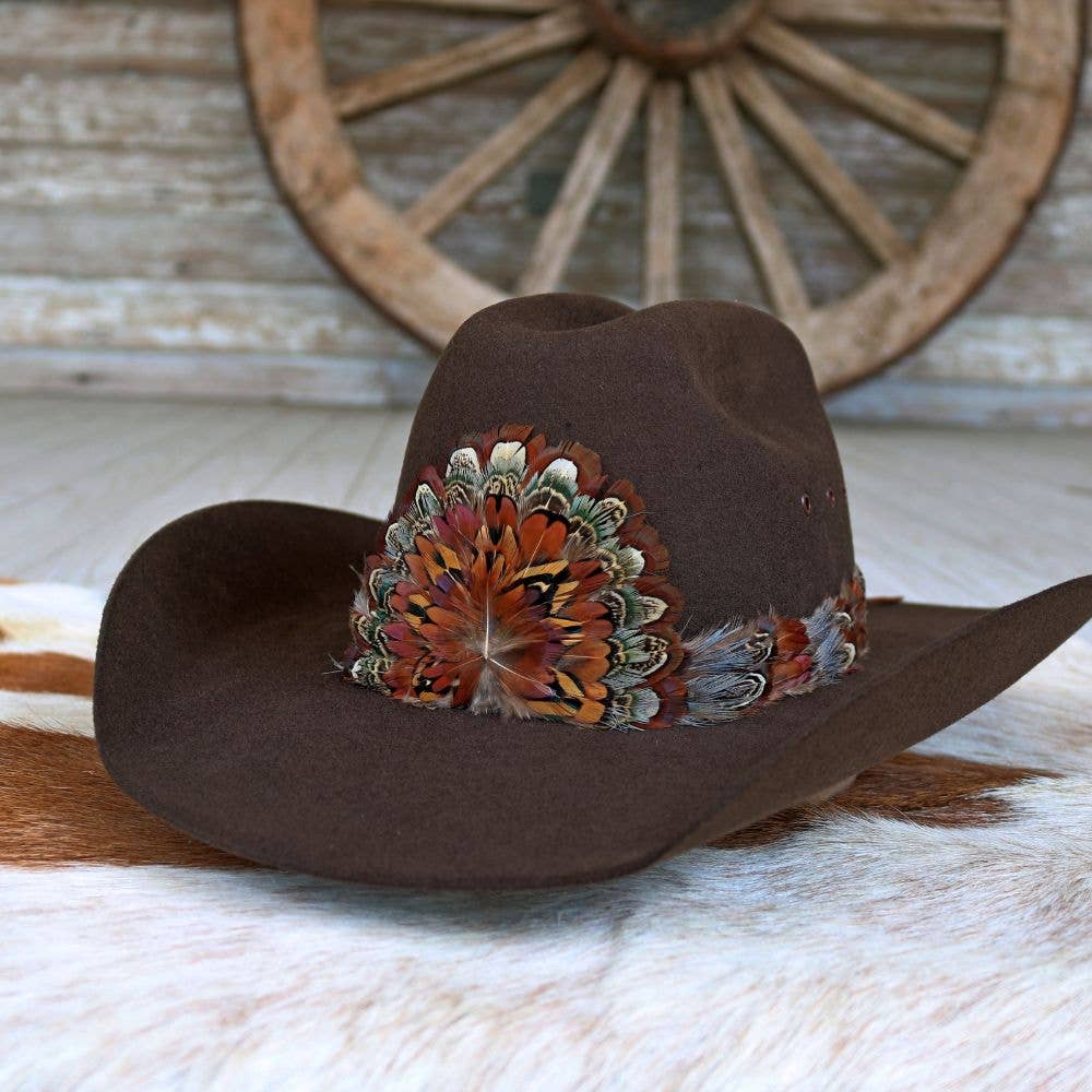 Willow Lane Hat Co. - Western Feather Hat Band - Rowan (short)