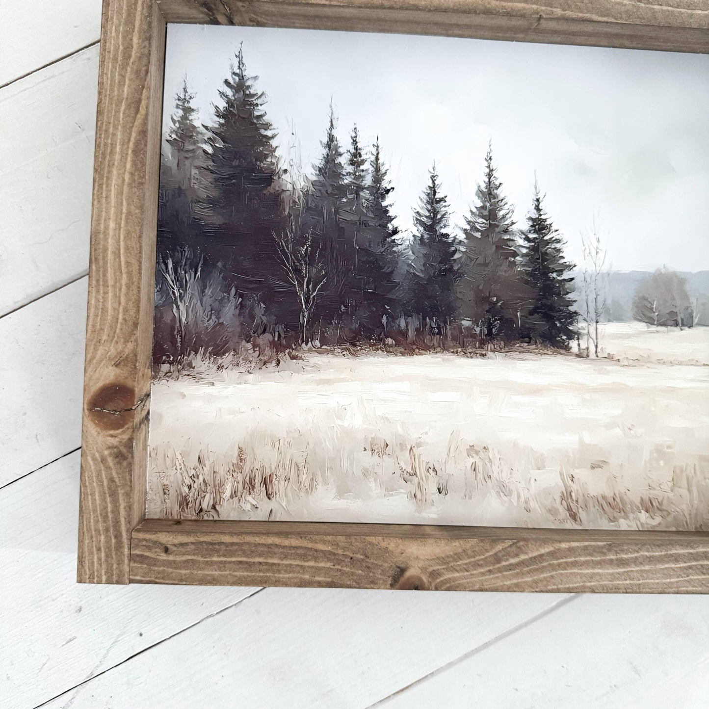 Ashwood Designs - Vintage Winter Landscape Print