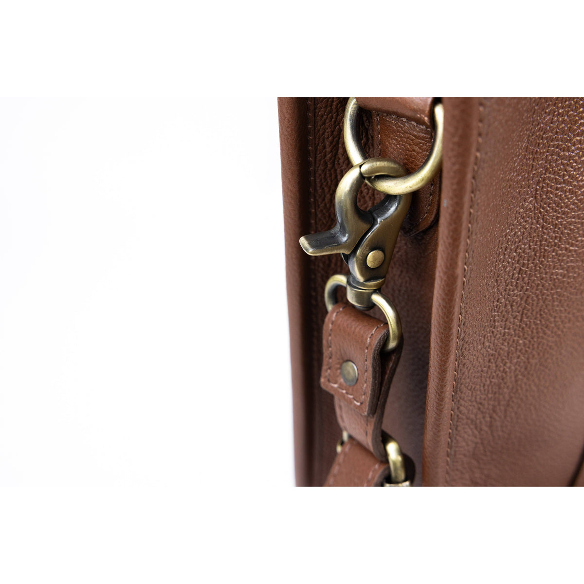 Brown Leather Hair-On-Hide Tote Bag ABHB 18-25215