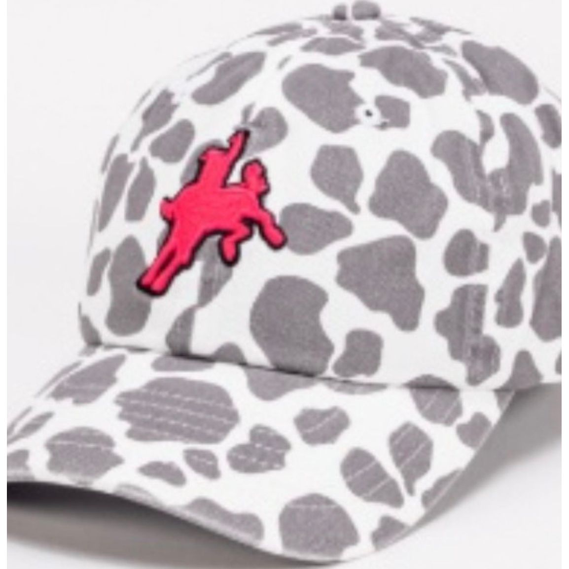 Wrangler Dairy Queen - Timewash Cow Print - 3D Embroidered Logo - Cow Print