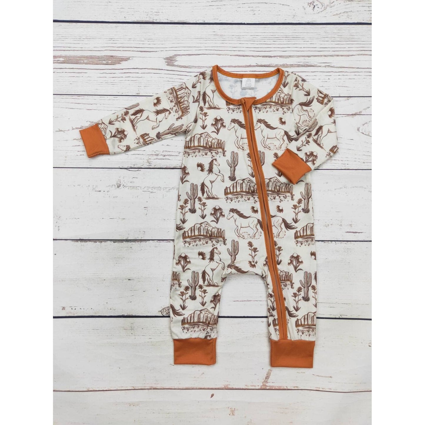 Baby Western Rodeo Zip Sleeper