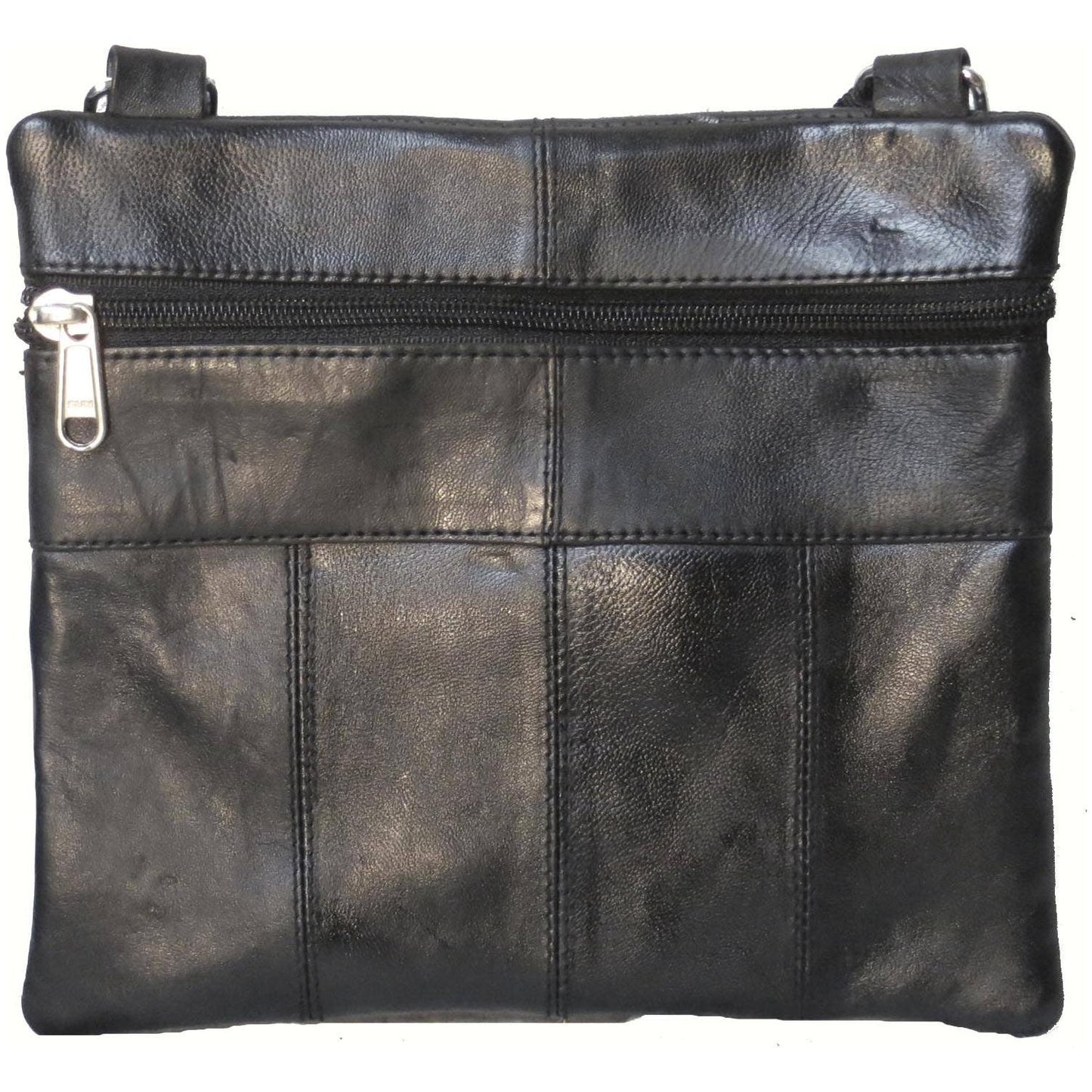 IGI CANADA - Genuine Lambskin Leather Women's Cross Body Bag BLACK-8069