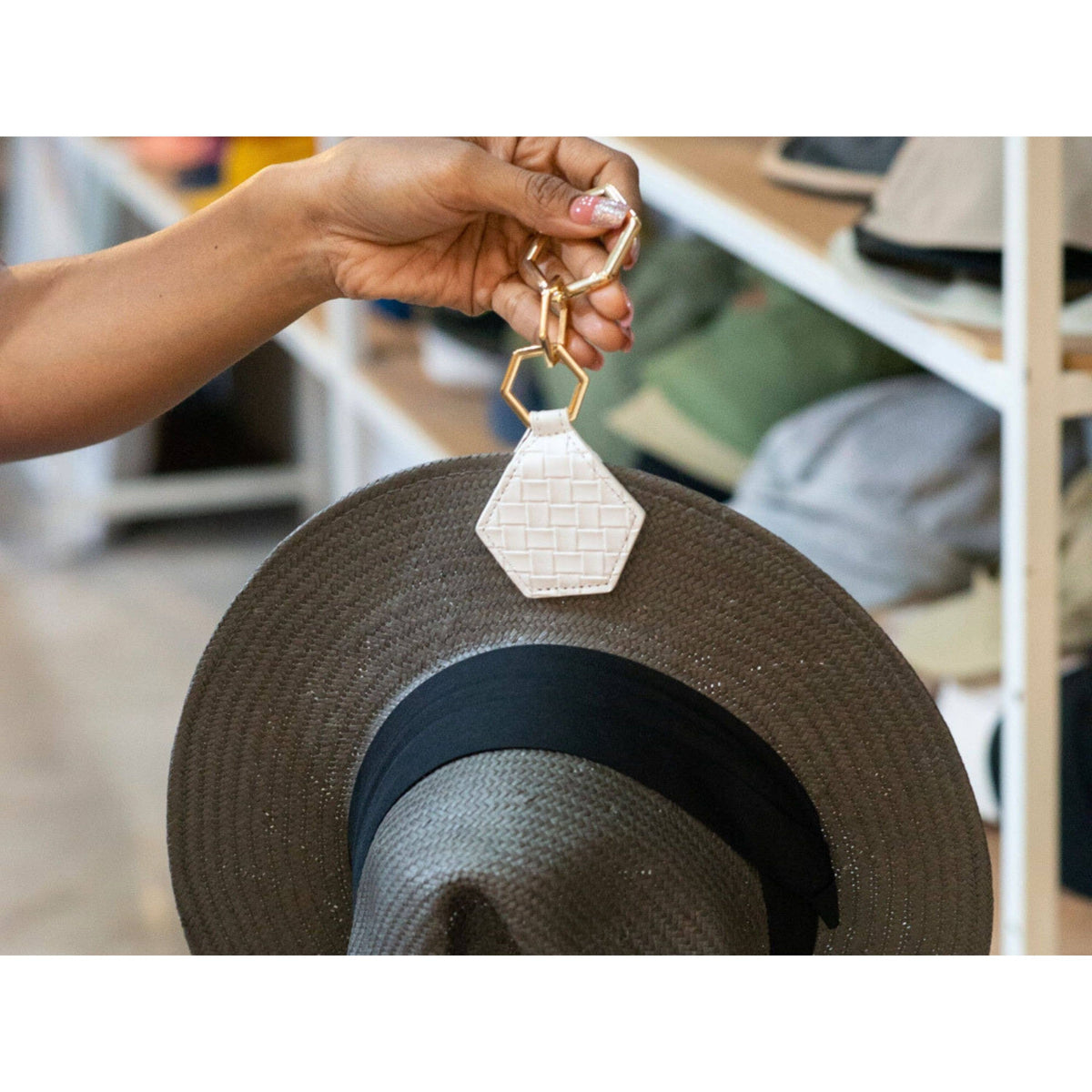 Magnetic Hat Clip - White - Premium hat accessory