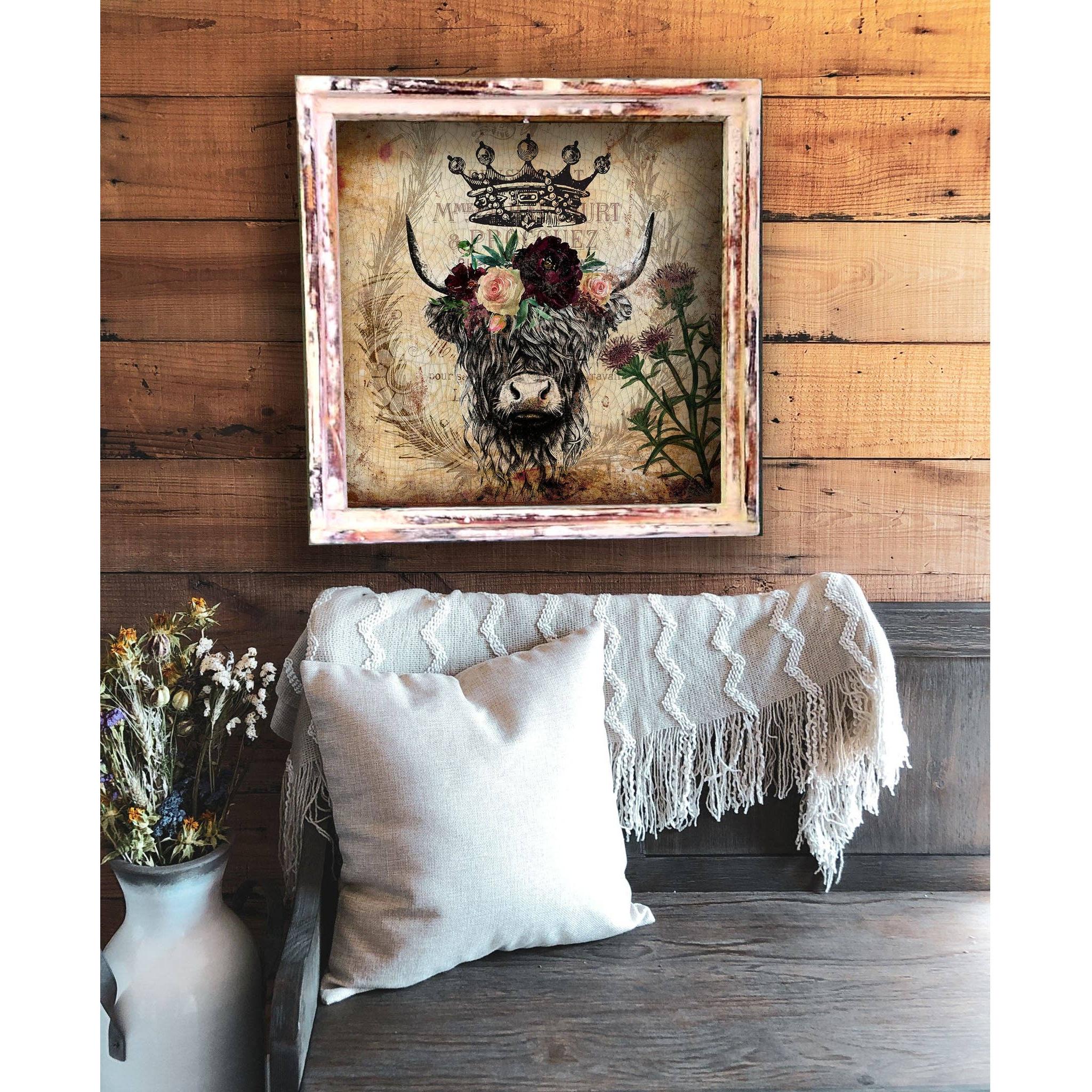 TroubleMaker Trading Company - Highland Cow - Square Artwork