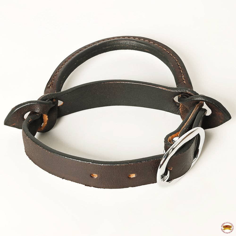 HILASON Horse Saddle Safety Leather Night Latch Adjustable Handle