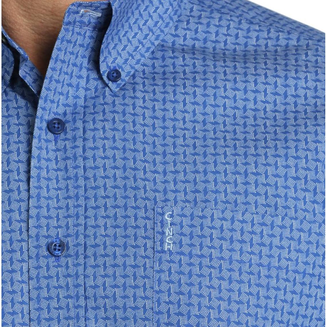 CINCH MEN'S MODERN FIT SHIRT BLUE