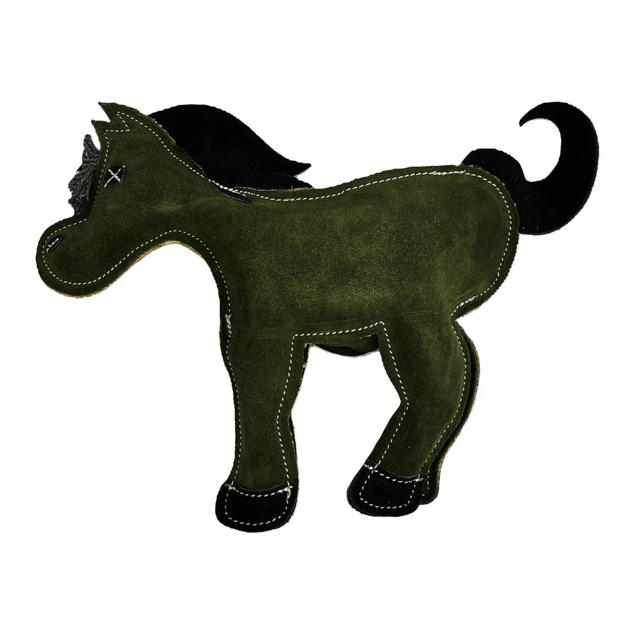 Farmer Brown Leather Dog Toys