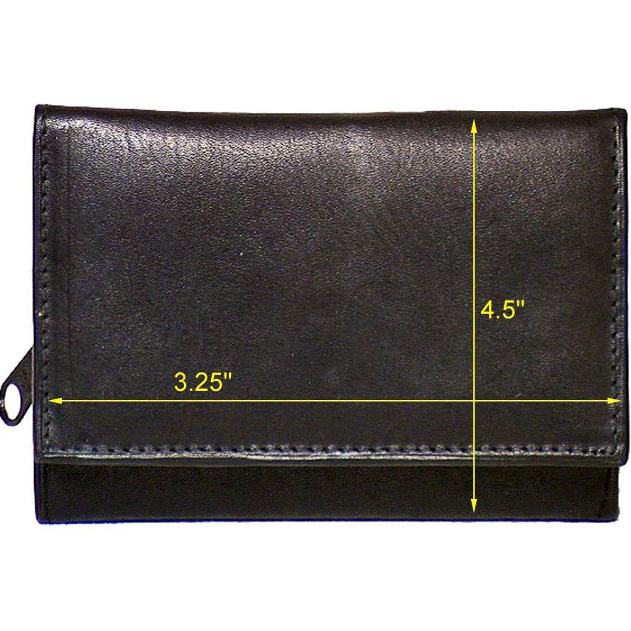 IGI CANADA - Genuine Leather Lambskin Ladies Wallet #7083