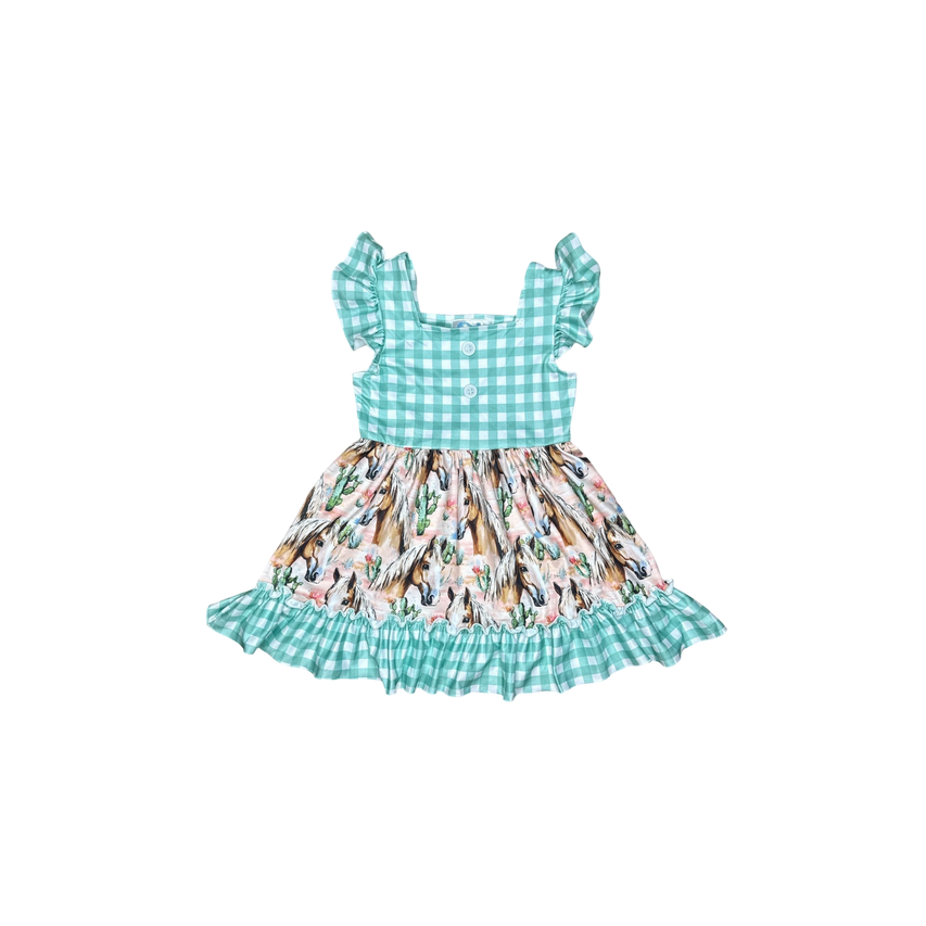 Desert Dasher Plaid Dress