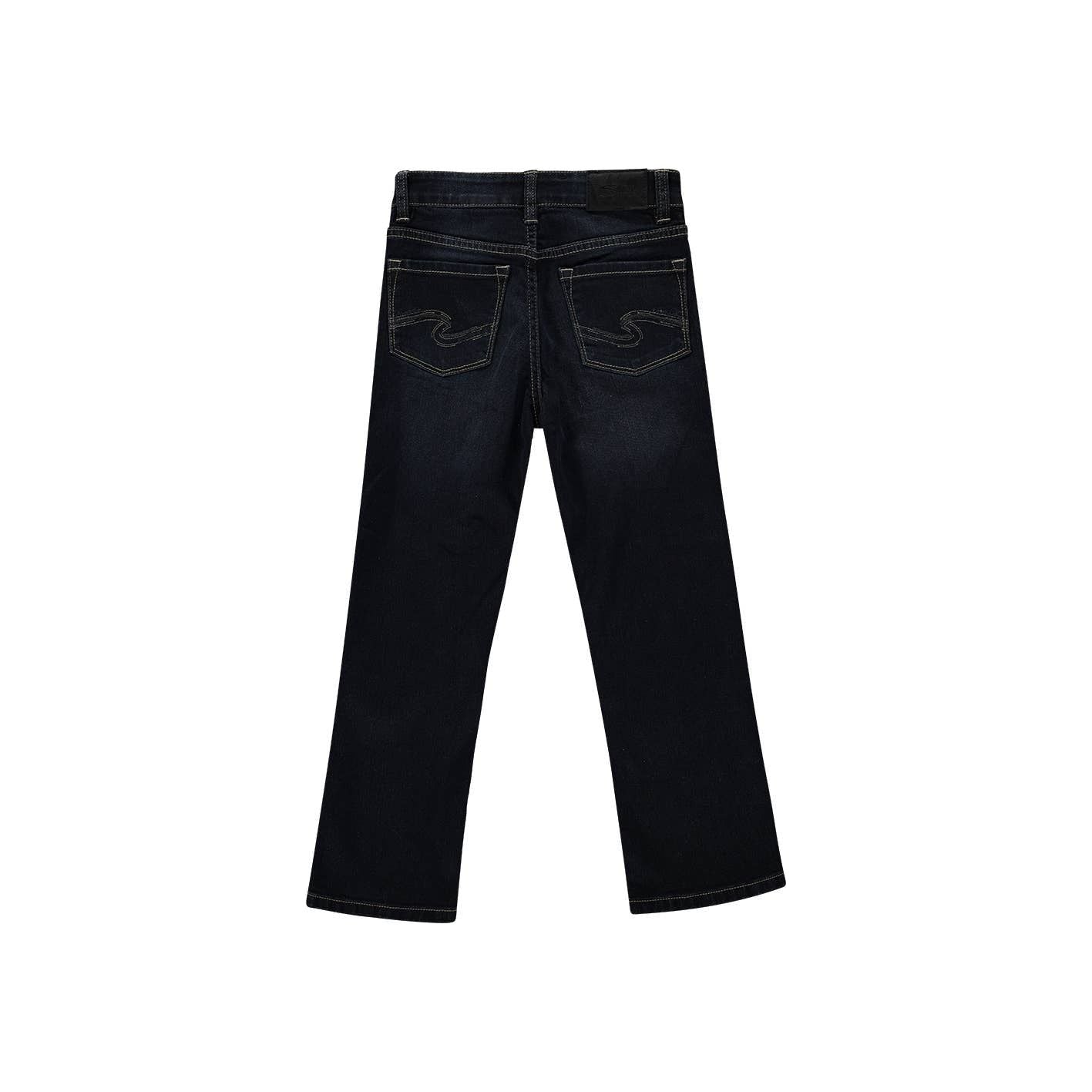 Silver Jeans - Zane Boys, Bootcut, Fit Denim, Med Wash or Indigo ZAN1214B