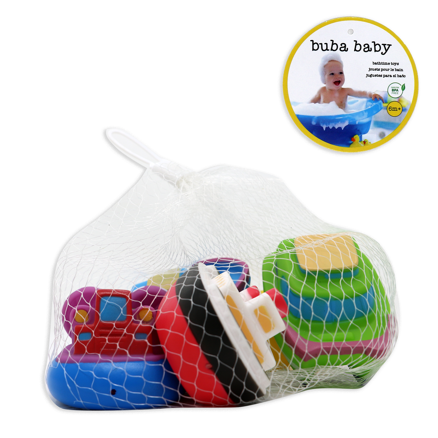 Rose Textiles - 5 Pack Bath Toys: Boats