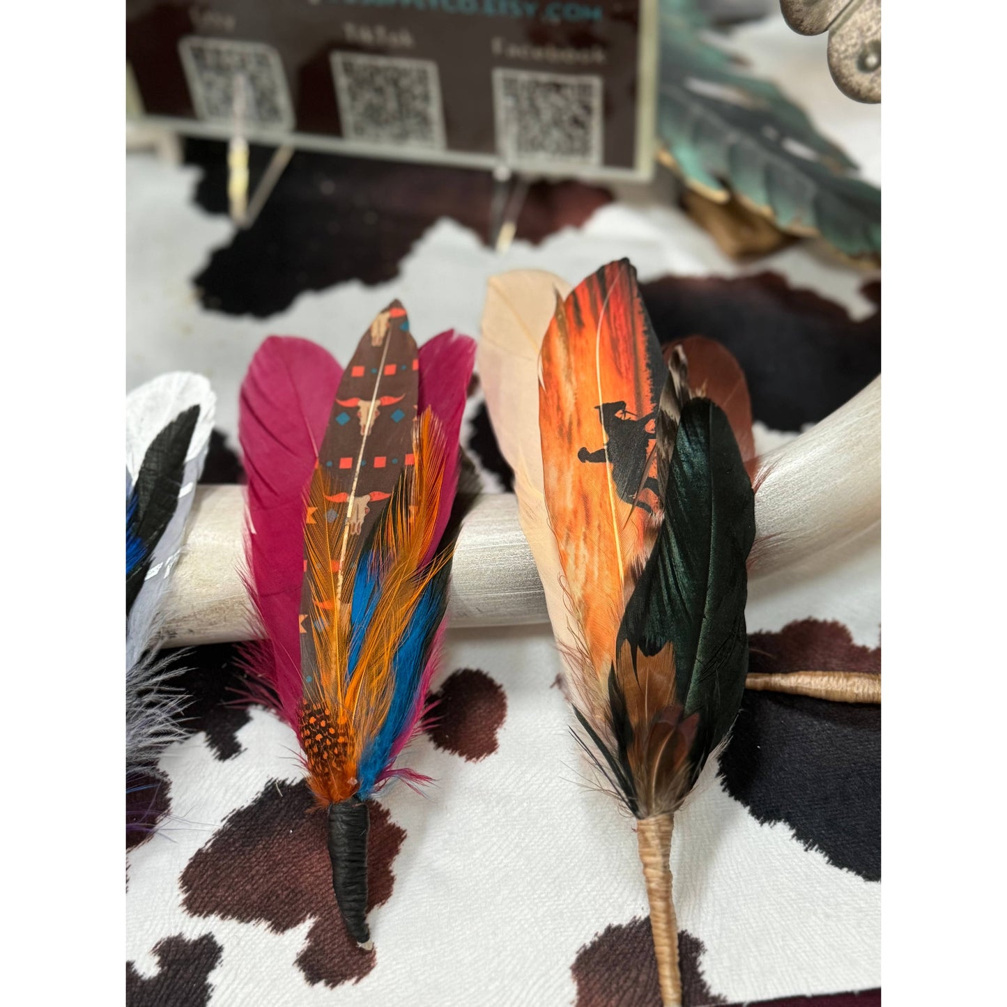 Lone Rider Hat Feather - Western Hat Accessory