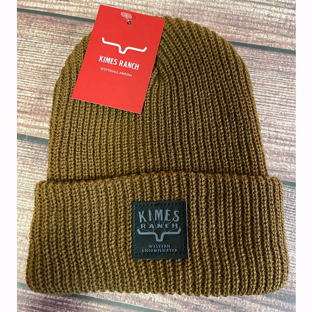 Kimes - Premium Branded Brown Toque/Beanie Cap