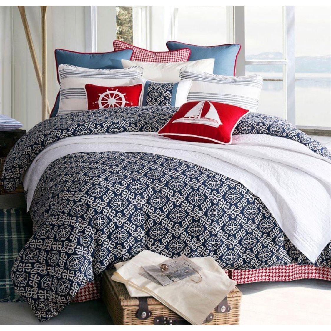 ST. CLAIR COASTAL COMFORTER SET Queen
