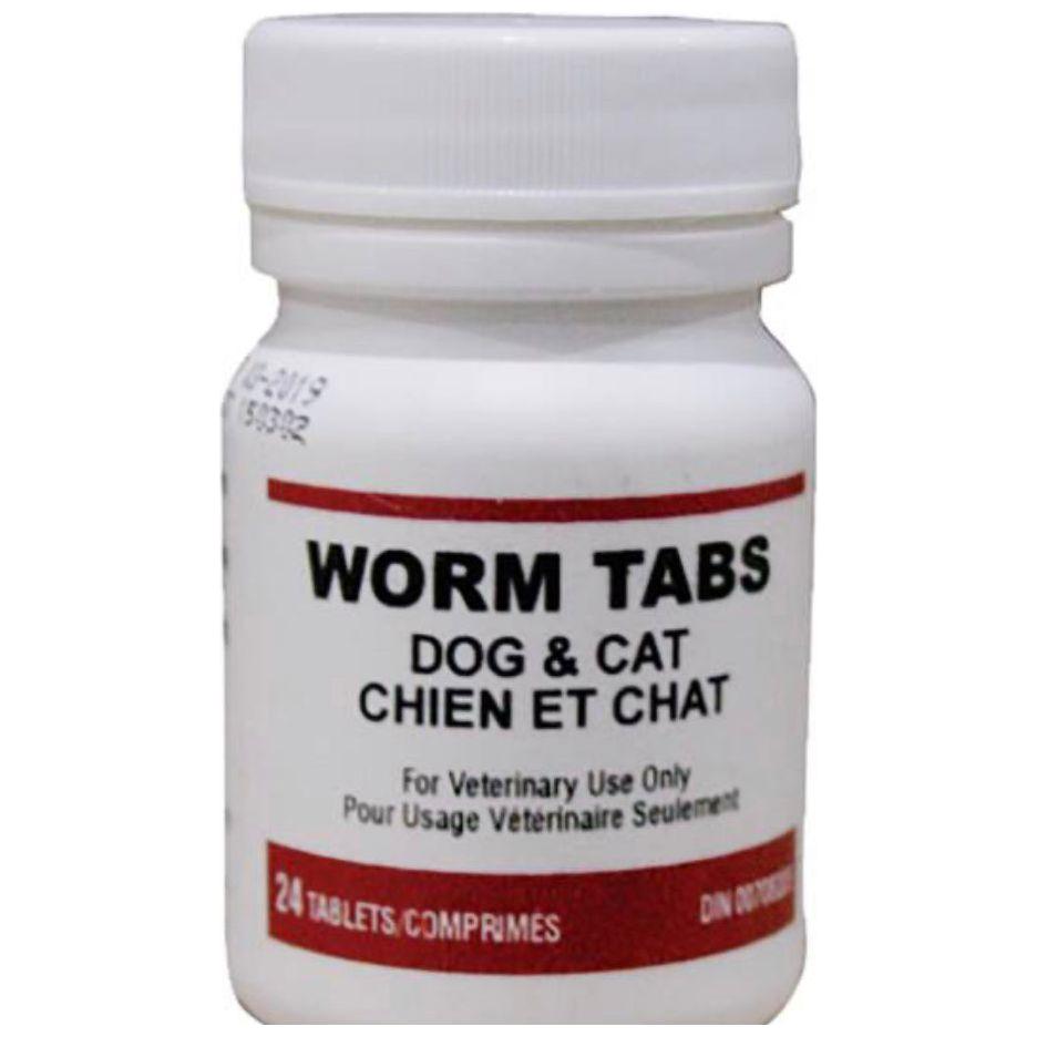 Worm Tabs Dog & Cat 24 Tabs