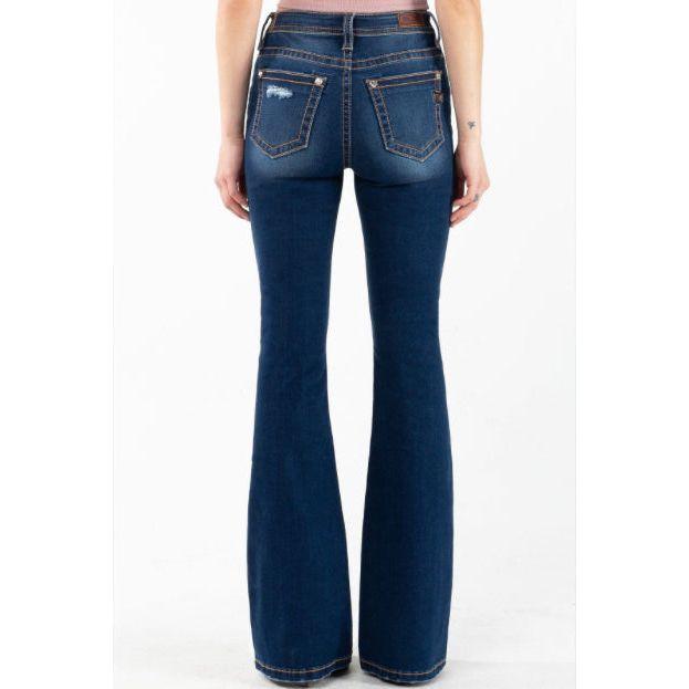 * Miss Me Ladies Jeans High-Rise Flare H3636F60