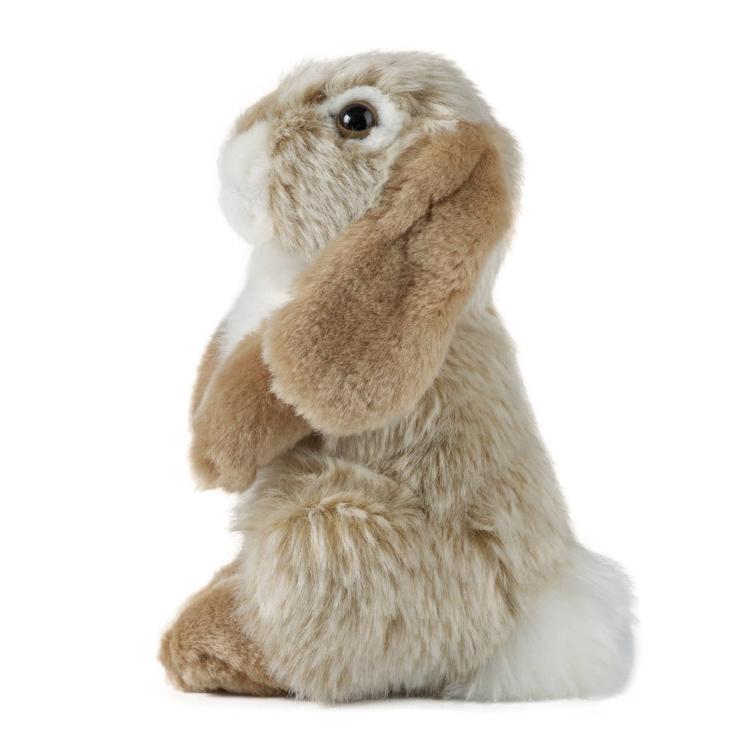Keycraft - Living Nature Brown Sitting Lop Eared Rabbit Plush Stuffed Animal Toy