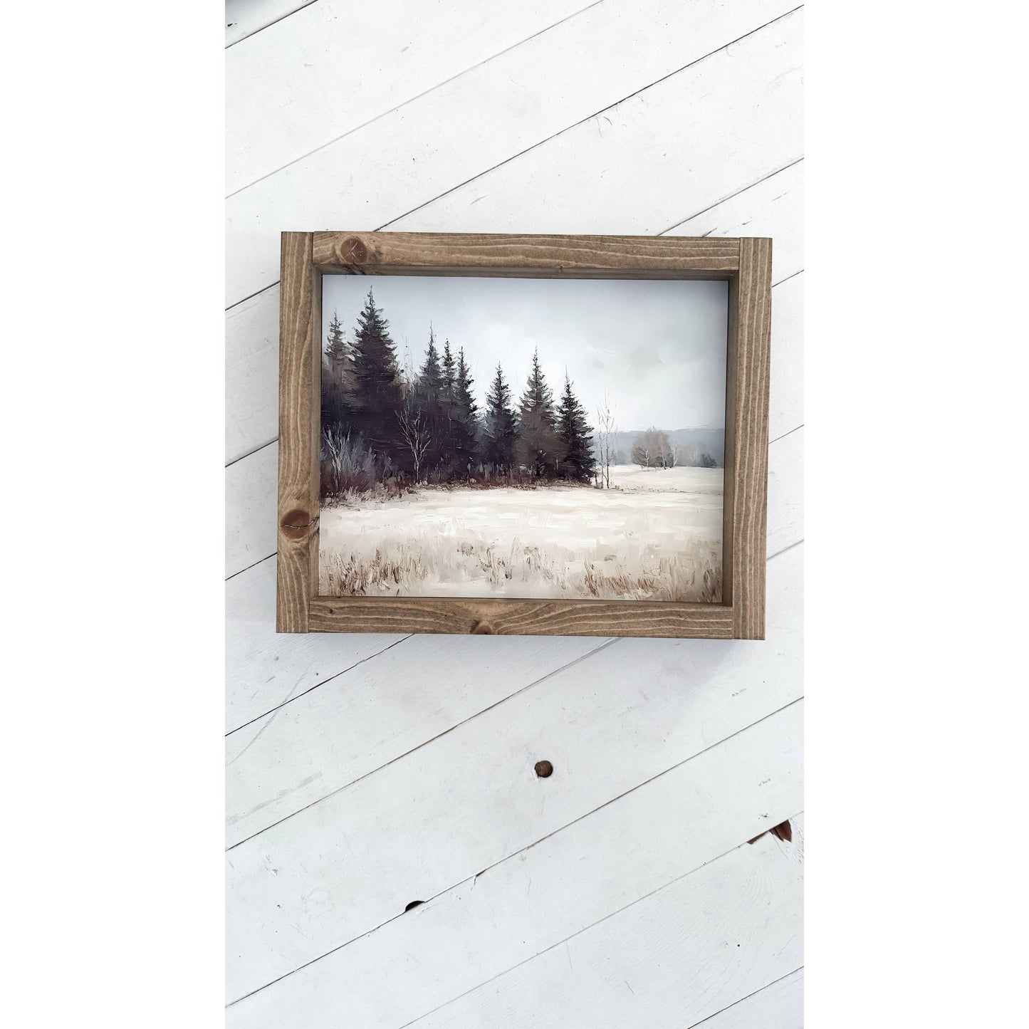 Ashwood Designs - Vintage Winter Landscape Print