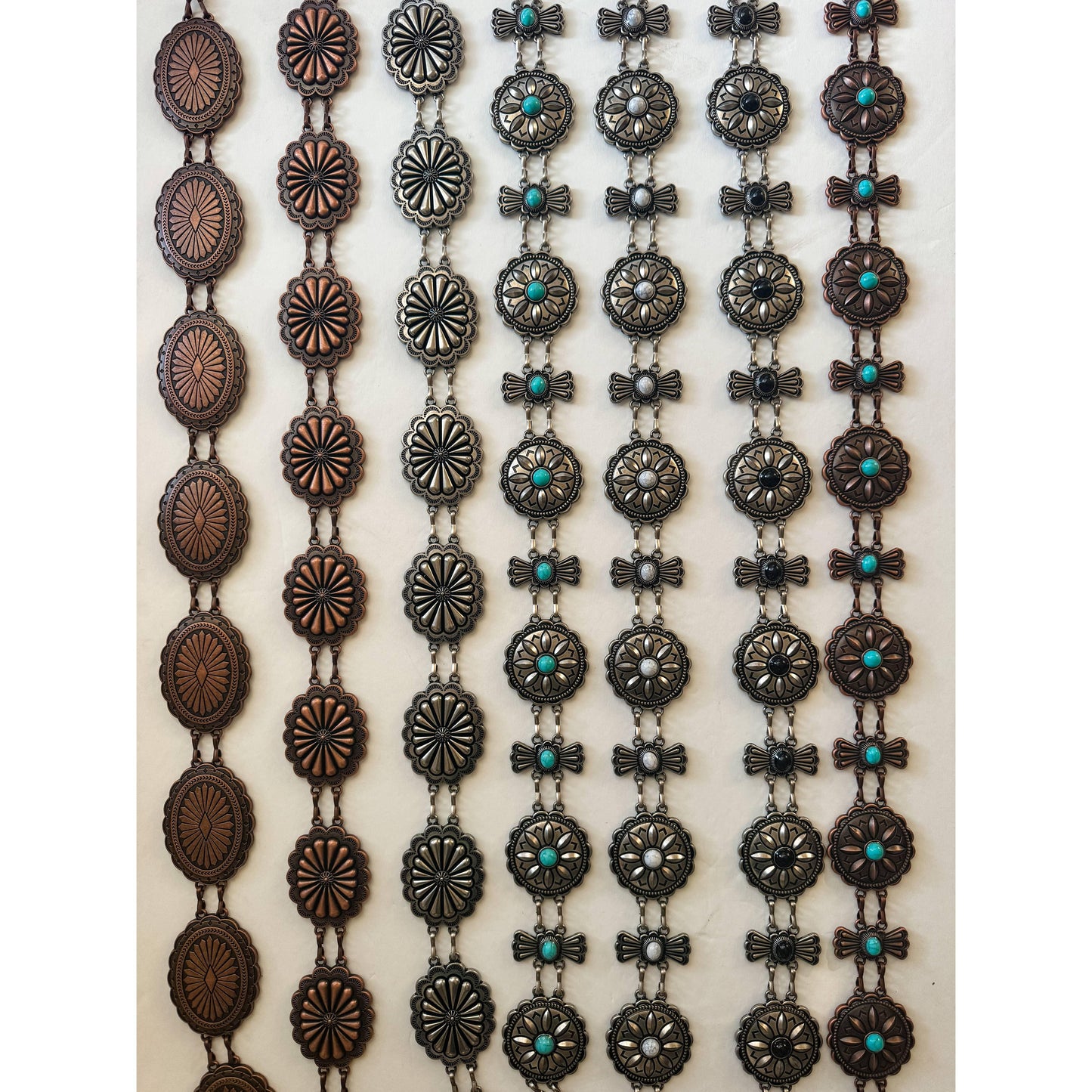 Boho Ranch Shop - Western Concho Link Chain Belt