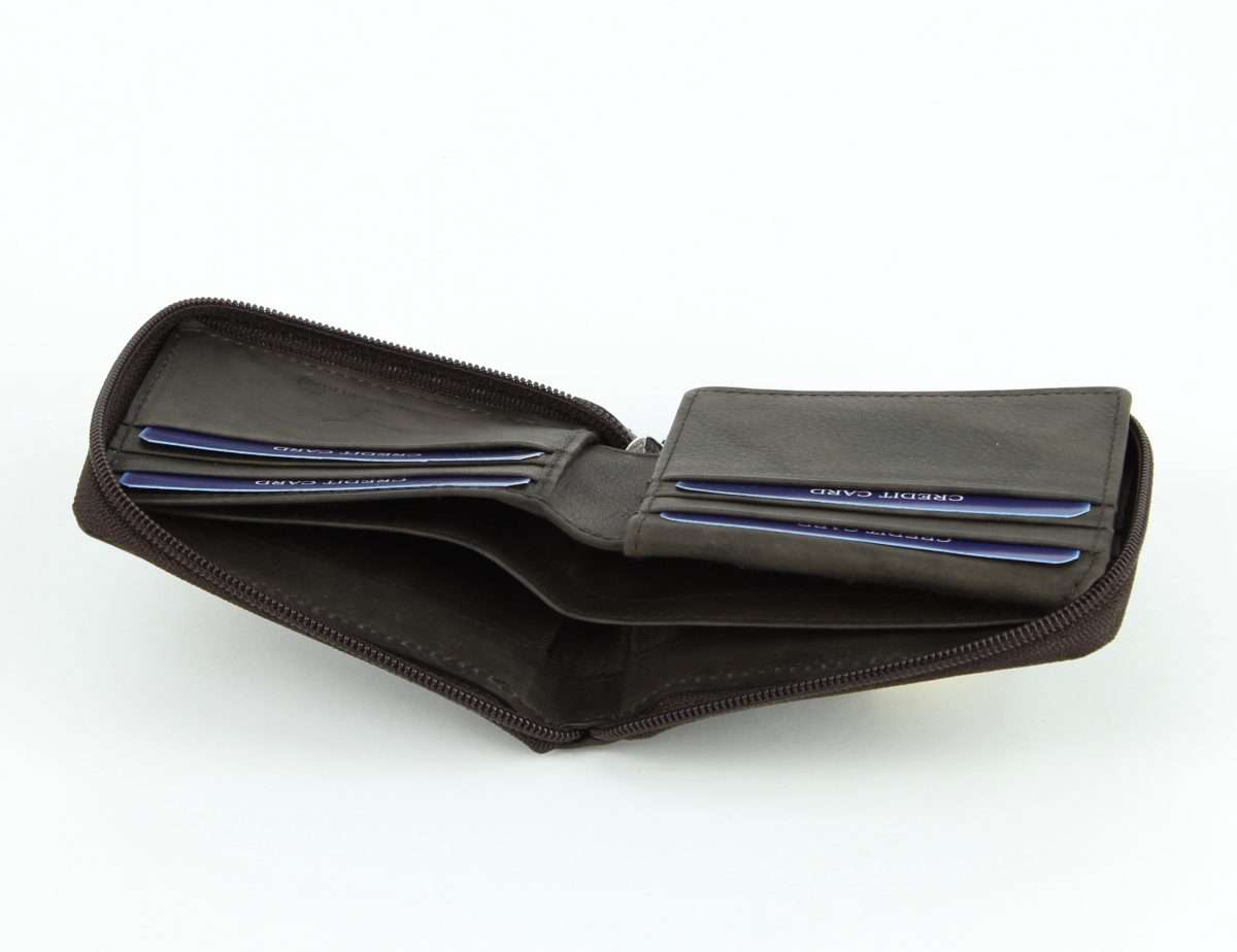 American Bison Zip Around Men's Wallet: 15712