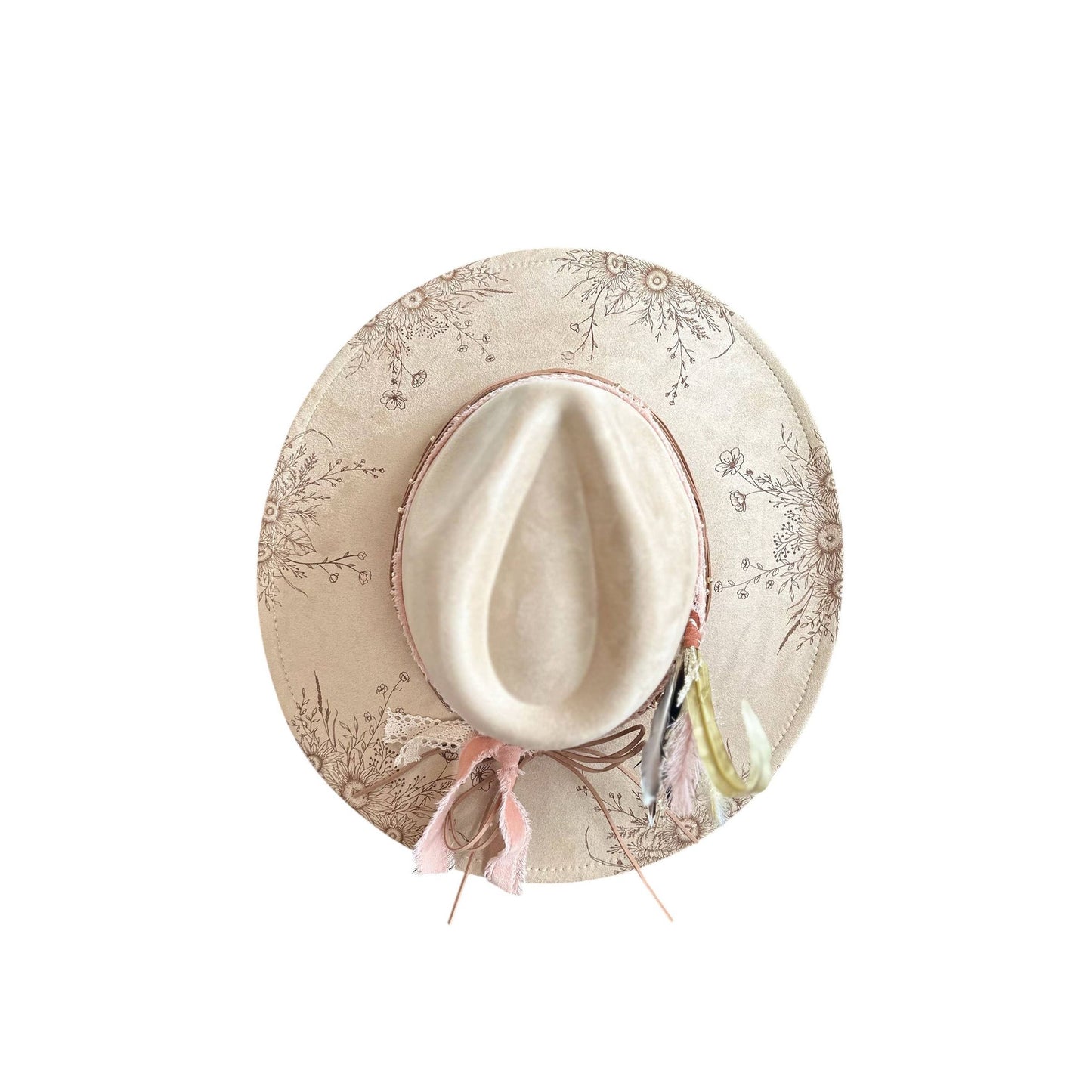 Wild Indigo - Wildflower Sunflower Western Cowboy Hat