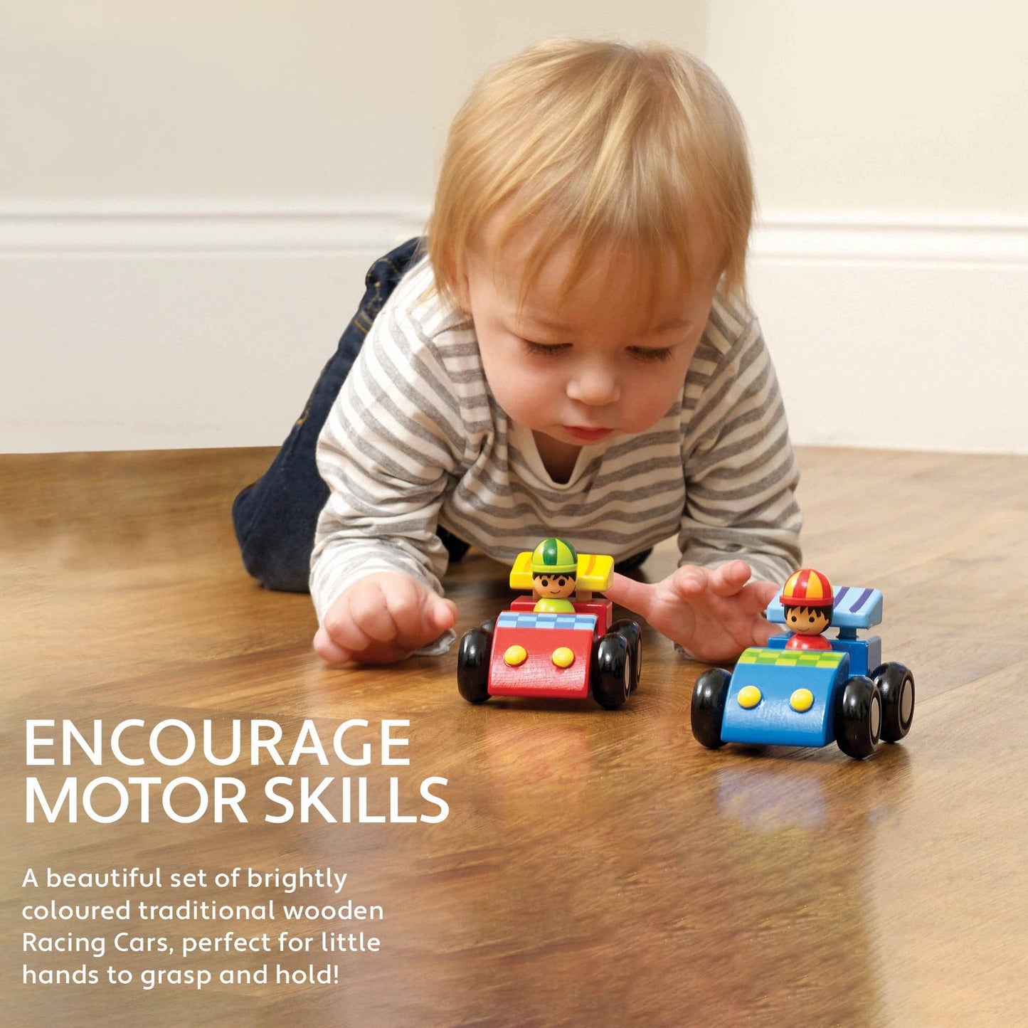 Orange Tree Toys - Racing Car Set (Wooden)