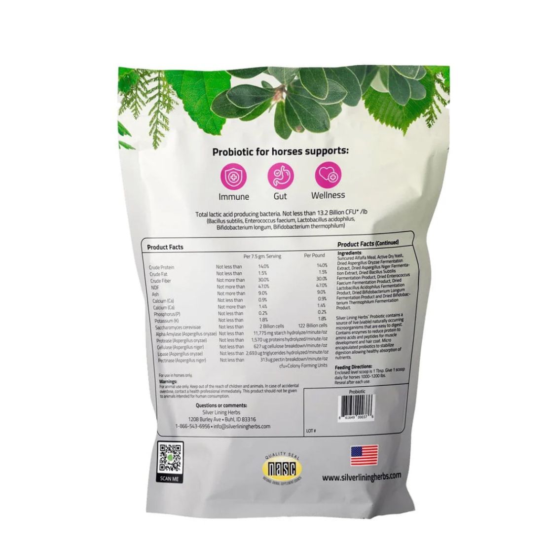 Silver Lining Herbs Probiotic 454gm