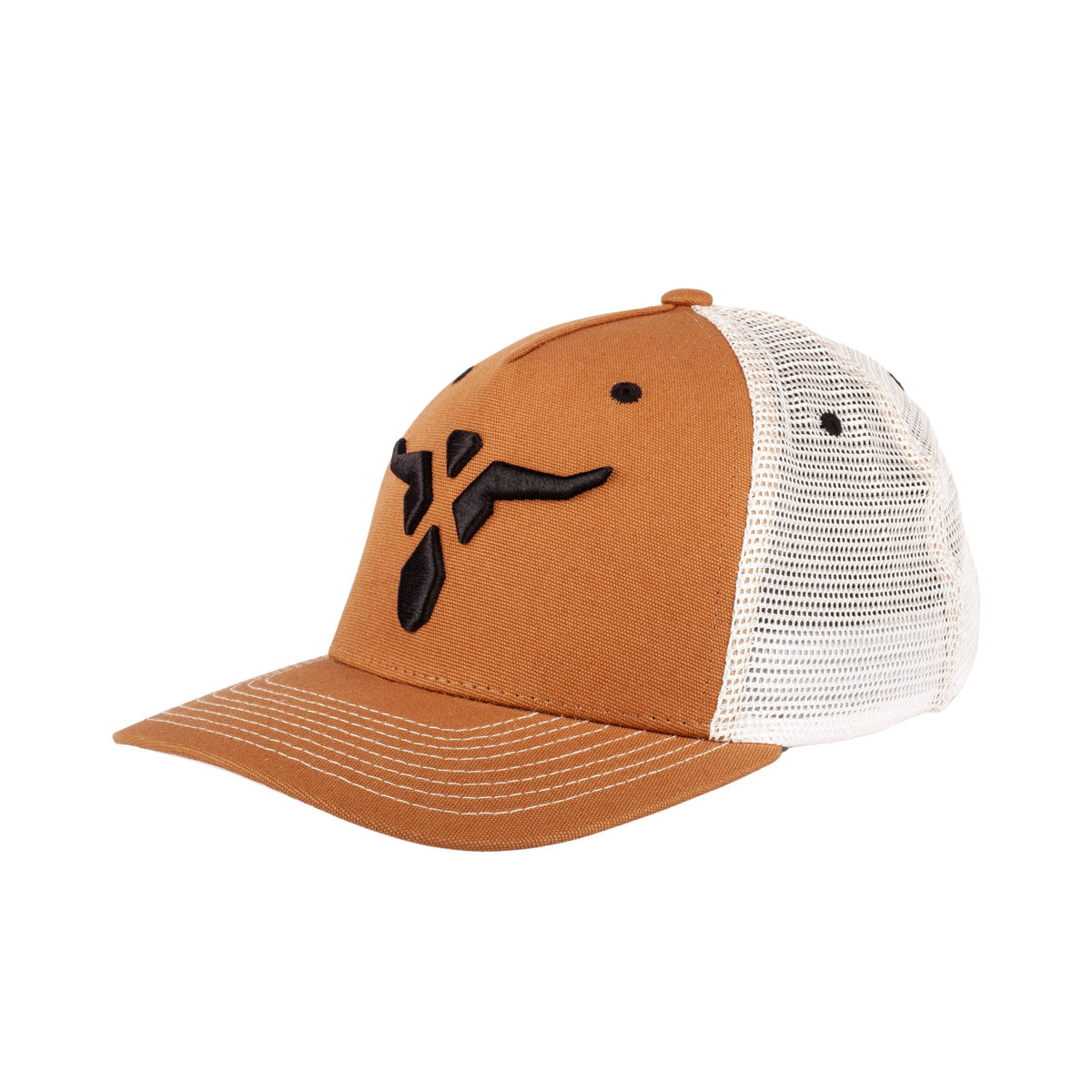 Wrangler Men’s Trucker Hat Cap - Snapback, Raised Embroidered Steer Head WRNGTWX002