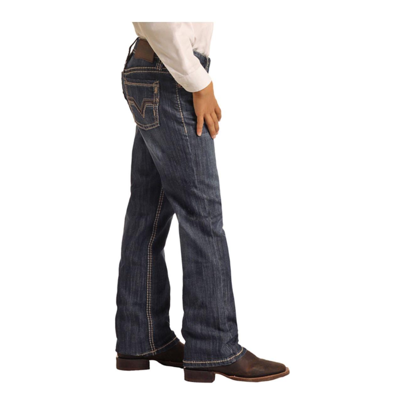 Boys Rock&Roll Denim Regular Fit Boot Cut