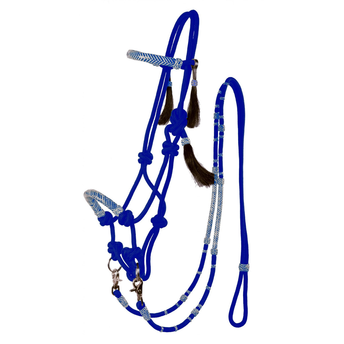 Western Rawhide COUNTRY LEGEND ROPE & RAWHIDE BITLESS BRIDLE WITH REINS 222901