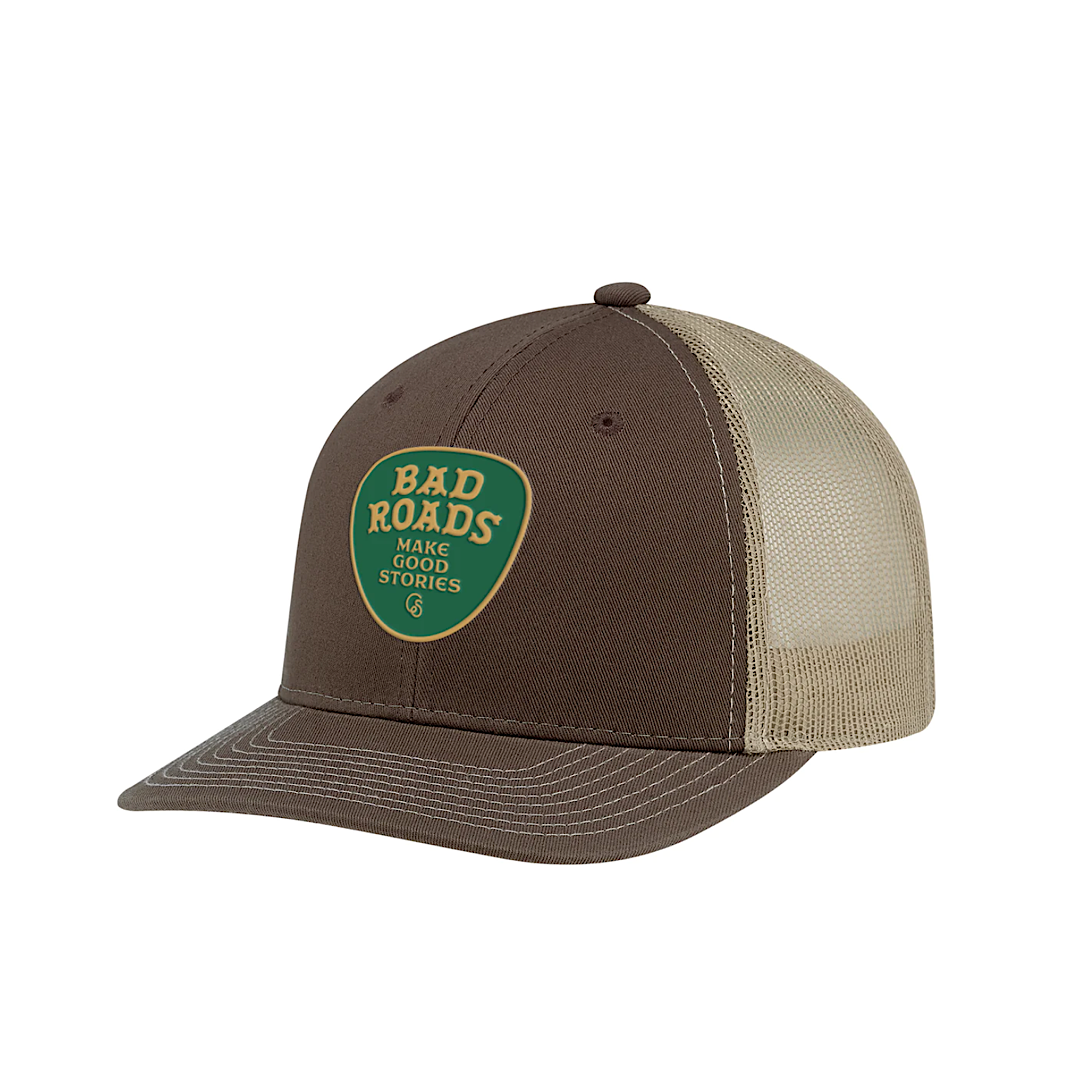 Cowboy Sh*t - Bad Roads Make Good Stories Chocolate Brown Snap Back Men’s Ball Cap #165