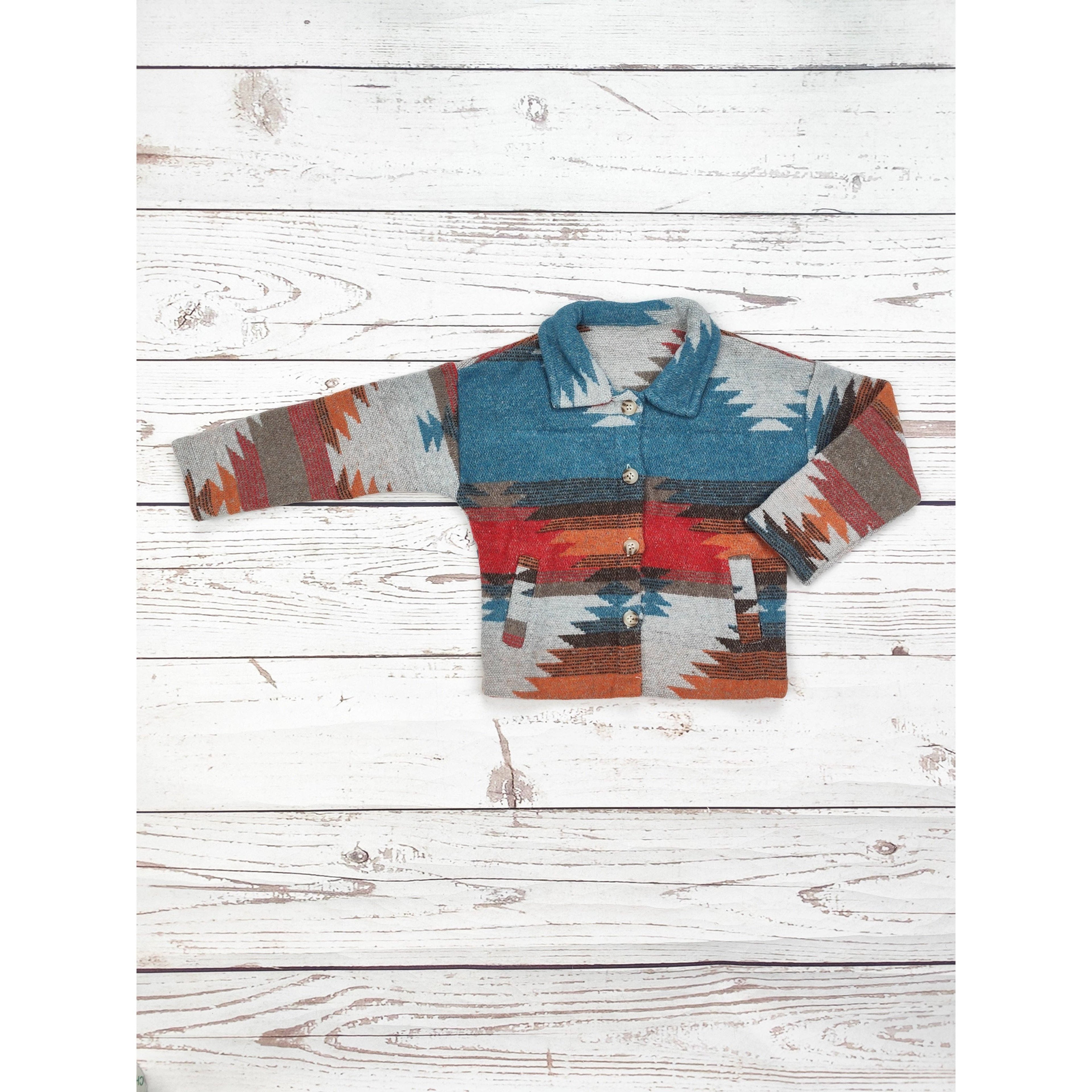 Kids Aztec Printed Shacket