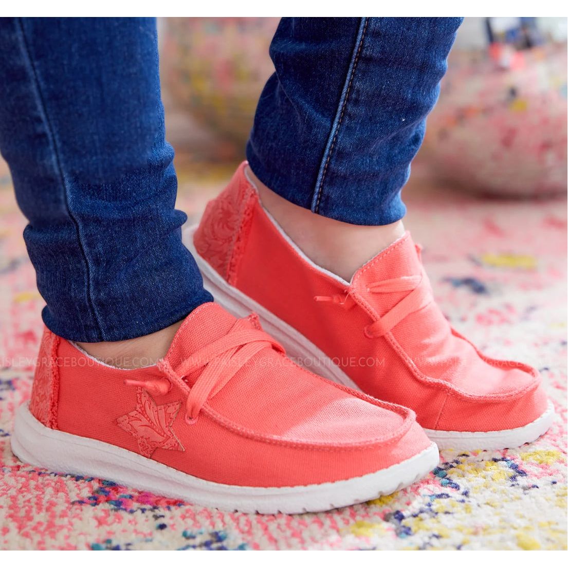 STELLA SNEAKERS BY GYPSY JAZZ - CORAL