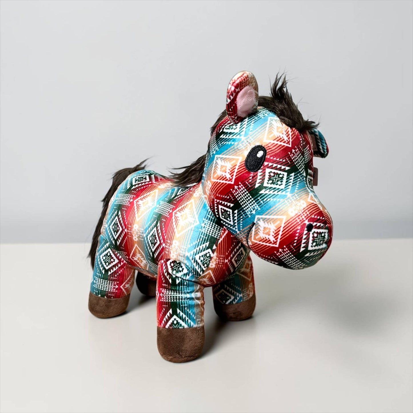 Tricolor Aztec horse - medium farm pal