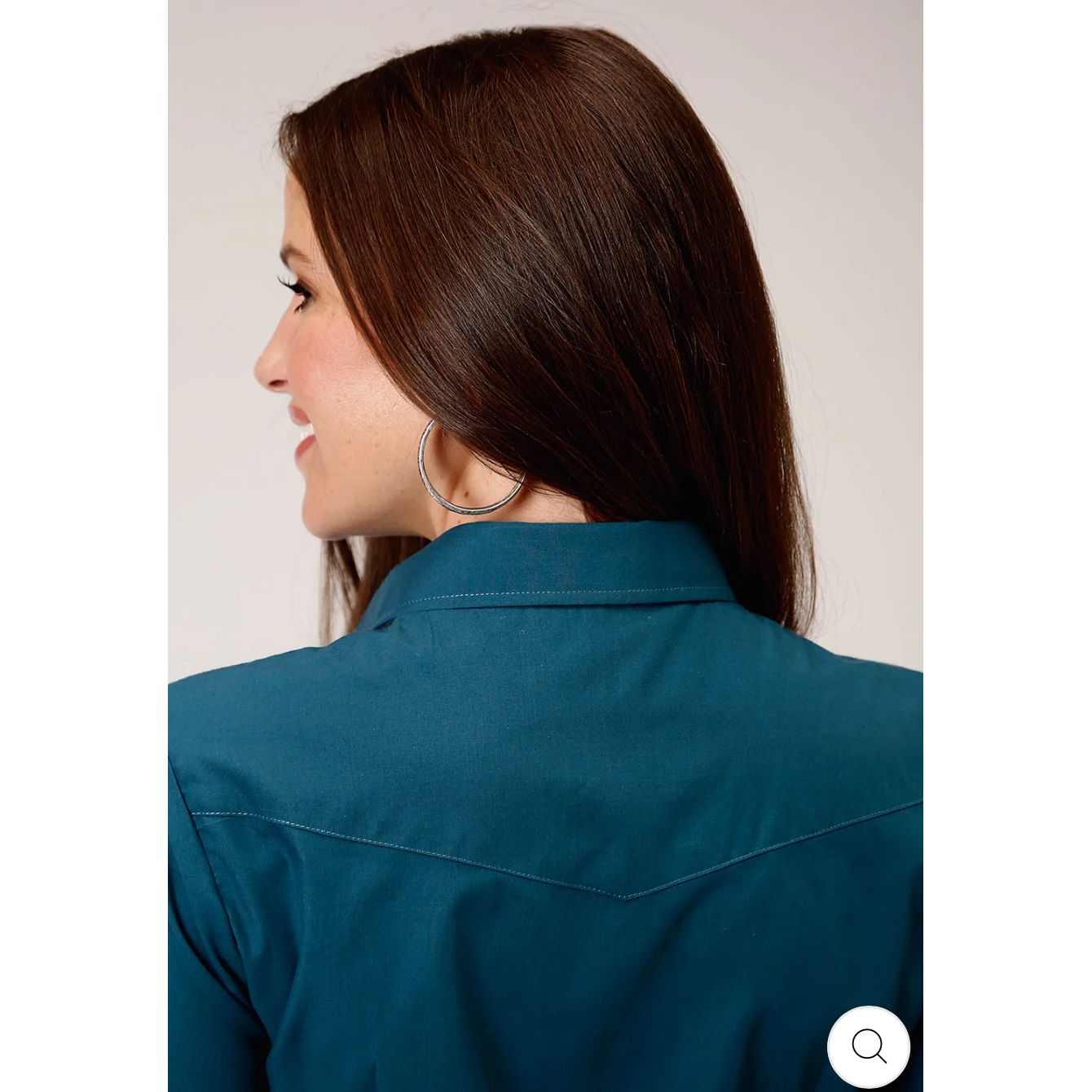 Roper Ladies Solid Poplin Shirt