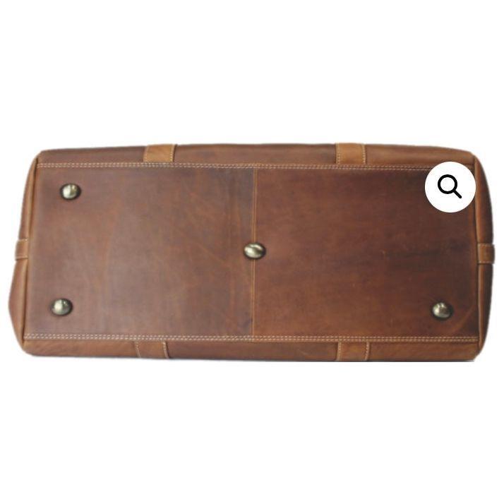 Rugged Earth Leather Duffle Bag