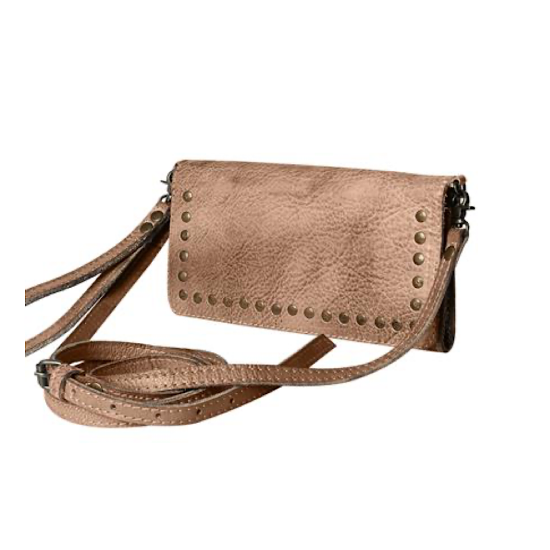 Never Mind - Tan Crossbody Crossbody Wallet NMBG103B