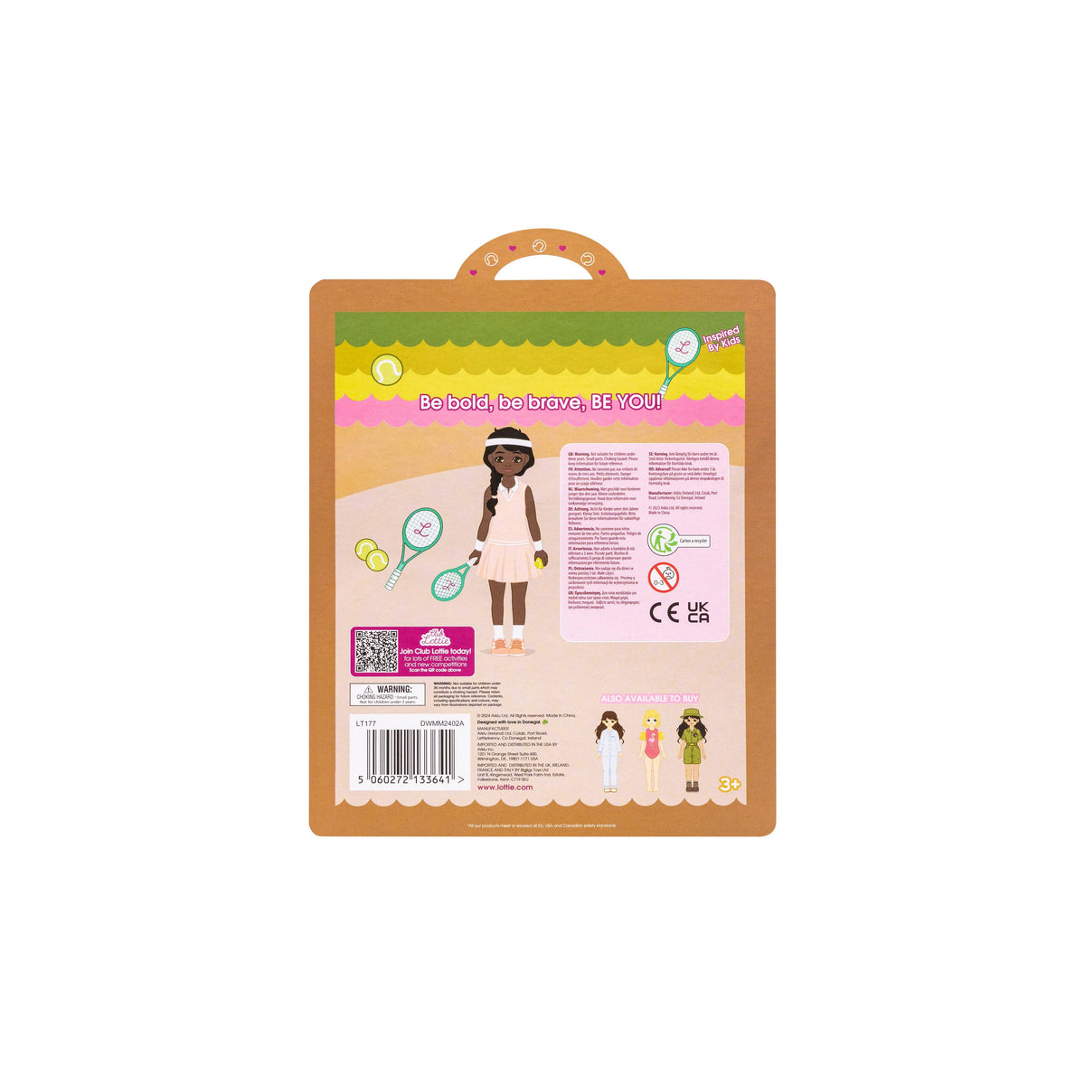 Tennis Club - Kids Fashion Doll Outfit (Ages 4 - 9)