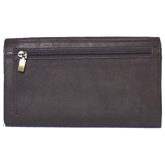 IGI CANADA - Genuine Leather Lambskin Ladies Trifold Wallet #7514