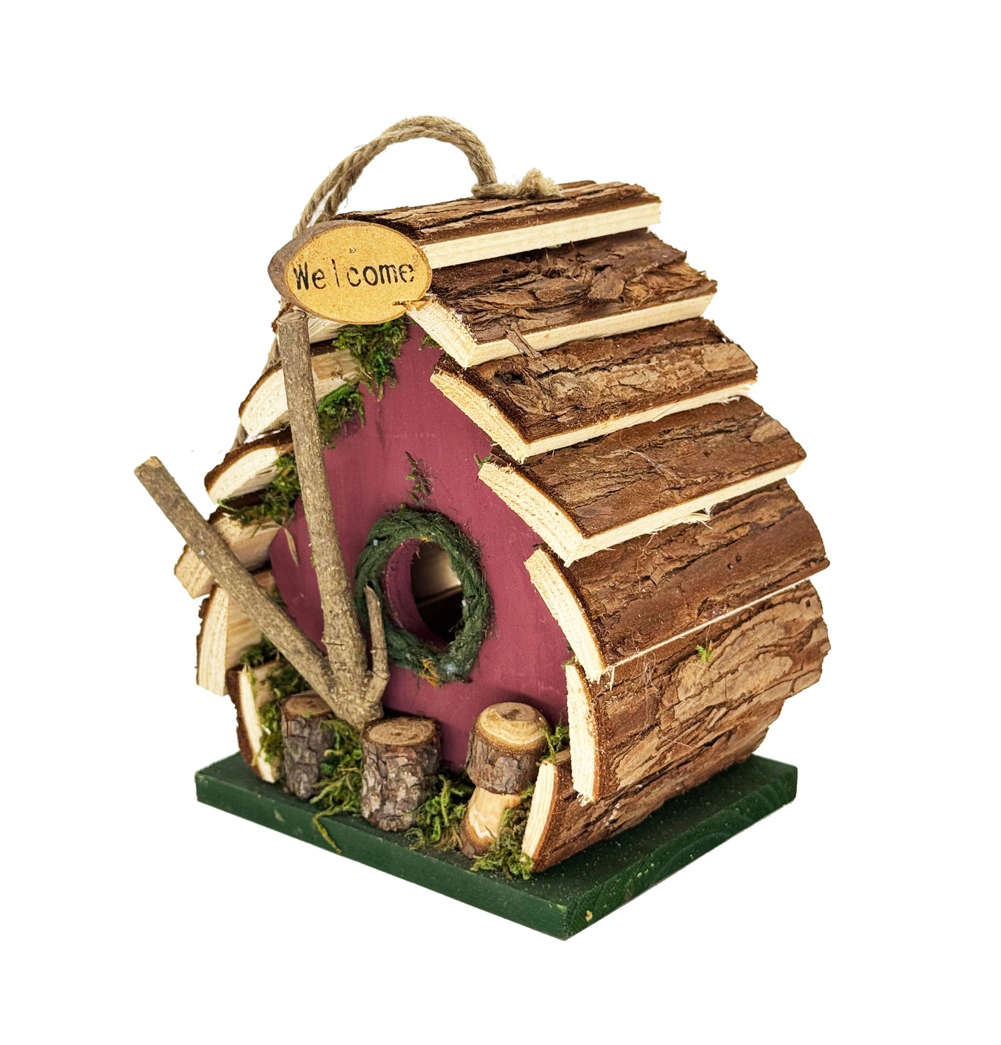 Rustic Arch Welcome Birdhouse