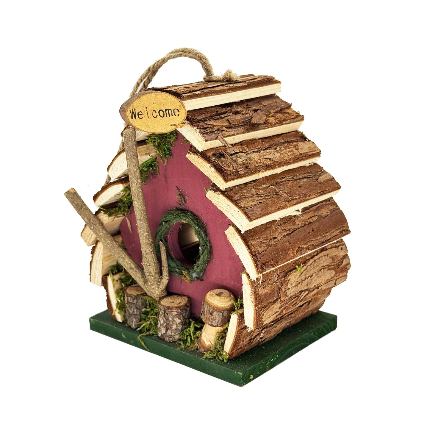 Rustic Arch Welcome Birdhouse