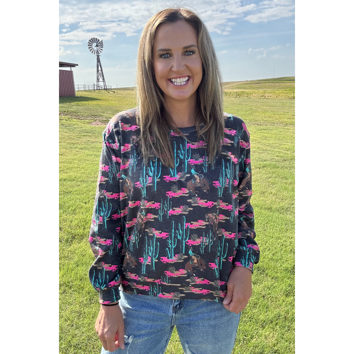 Rosette Rodeo Top