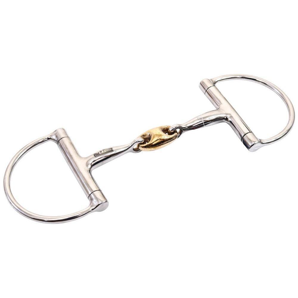 BarH Tack - Brass Eggbutt D Ring French Dog Bone Bit