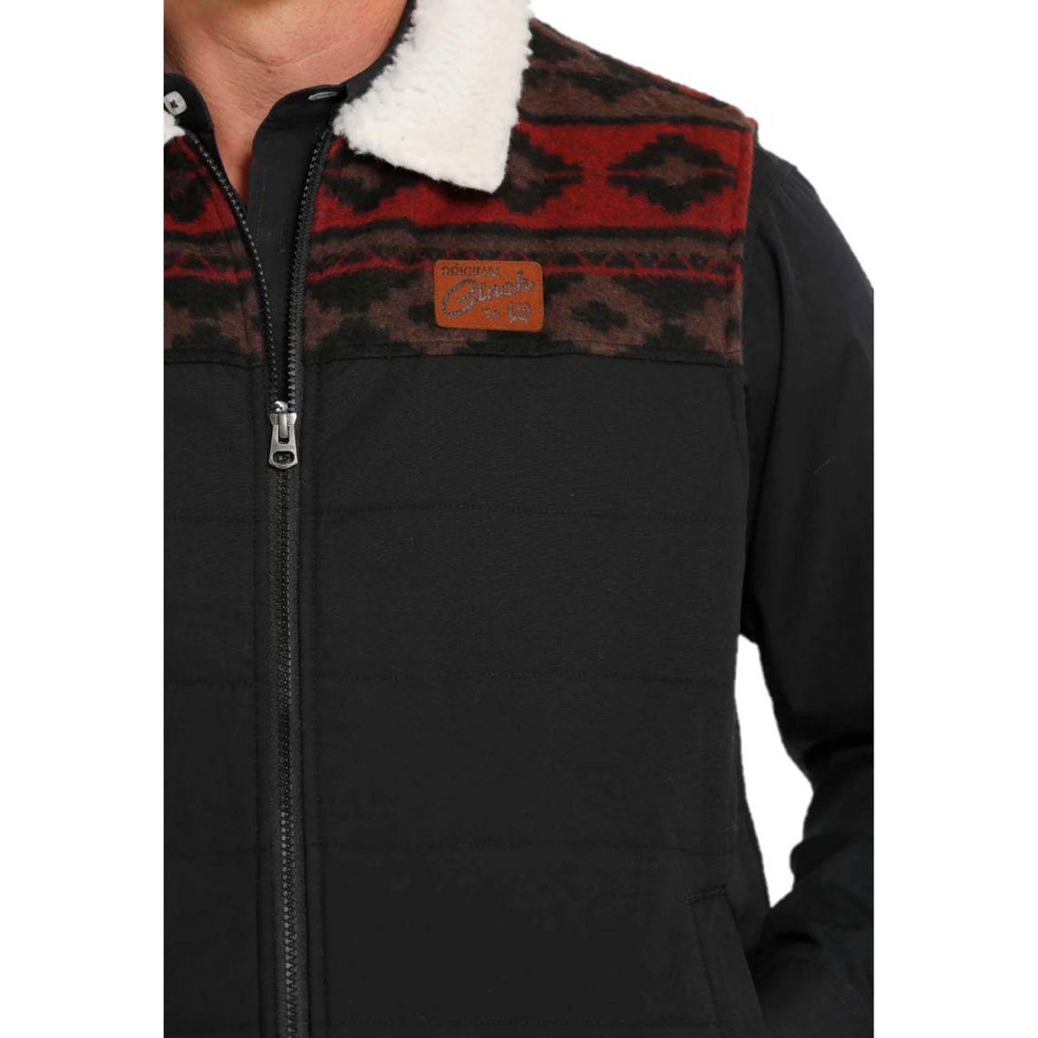 Cinch® Men's Black Vest MWV1577001
