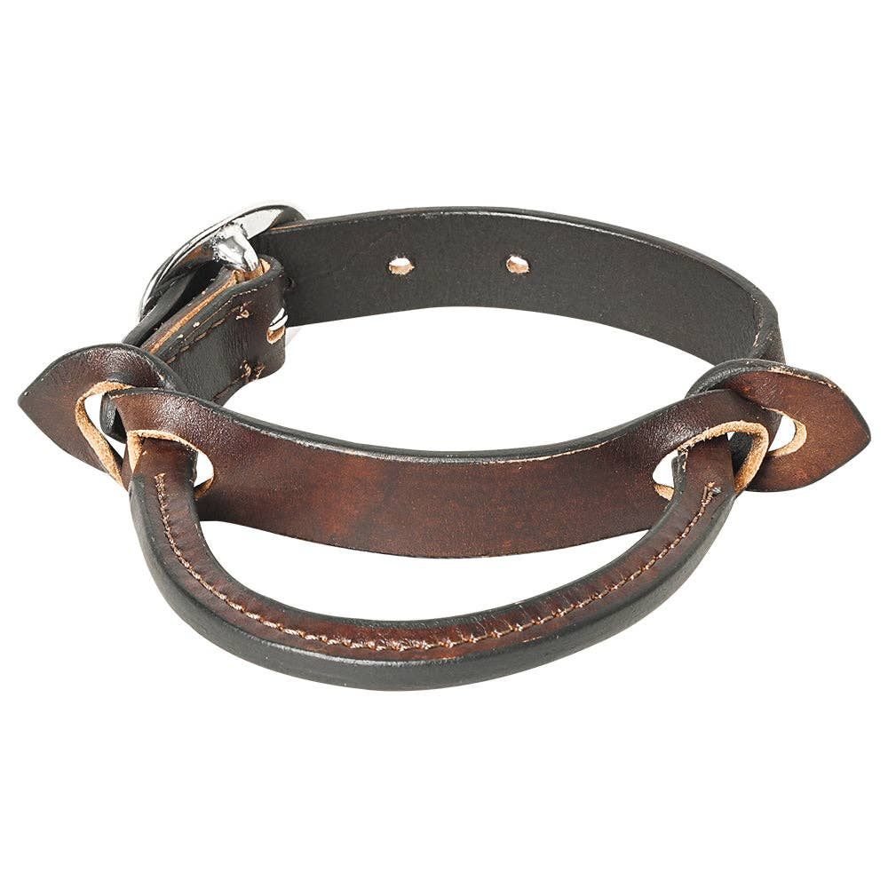 HILASON Horse Saddle Safety Leather Night Latch Adjustable Handle