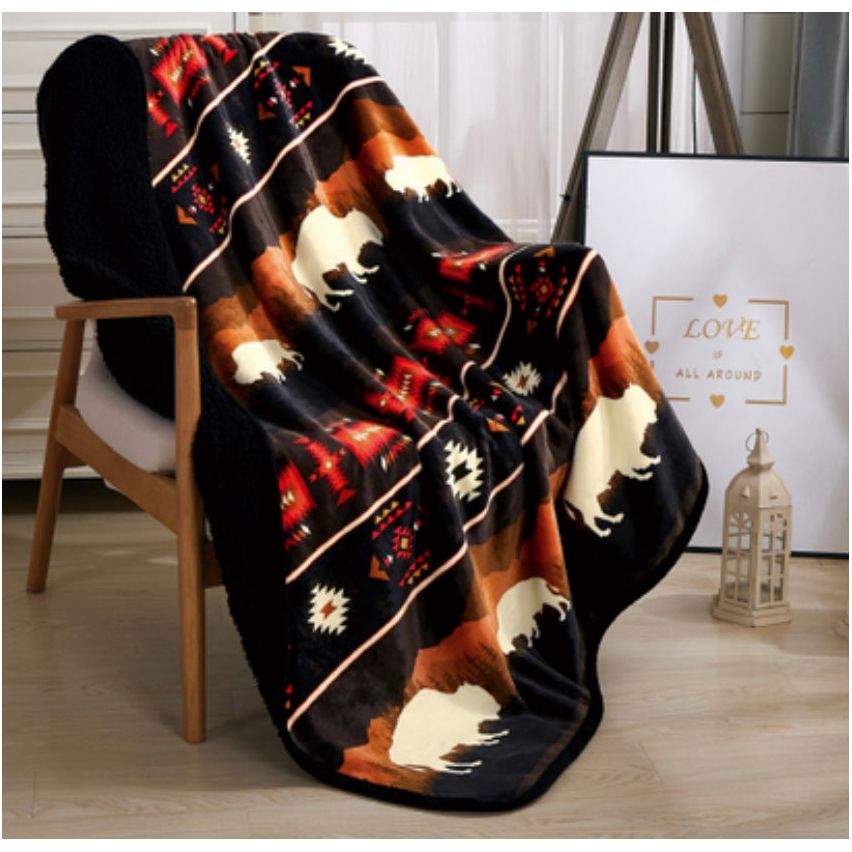 1301 Black Rustic Bison