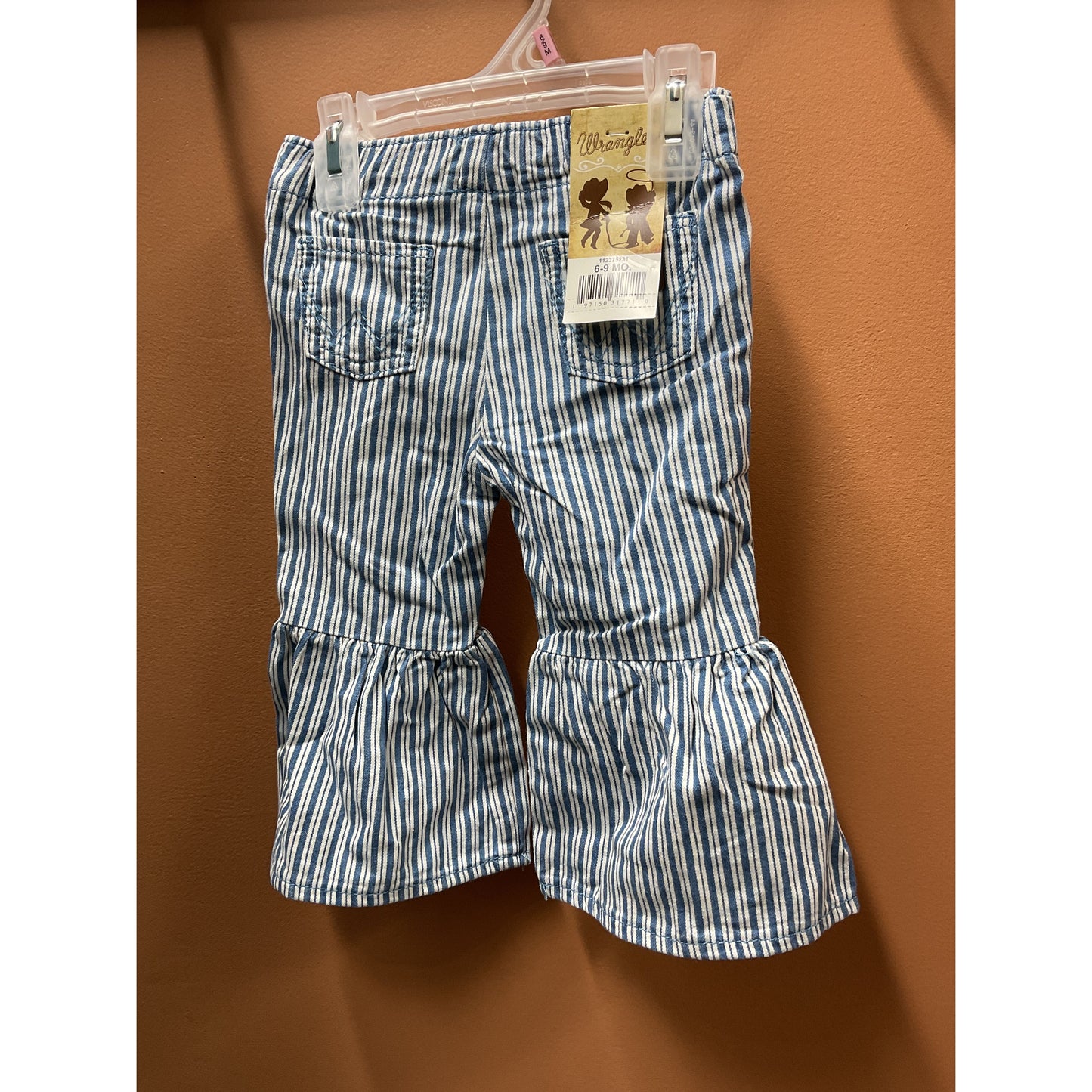 Wrangler Girl Infant to Toddler Jean Flair -Stripe PRINT RUFFLE 112375231