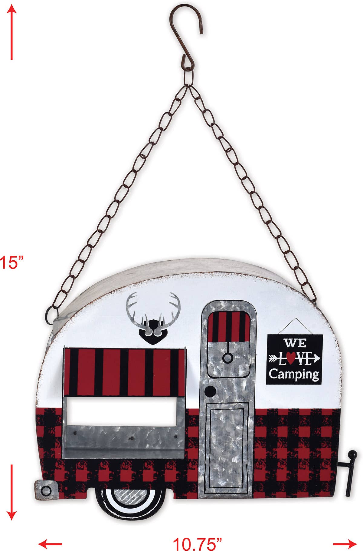 Red Camper Bird Feeder