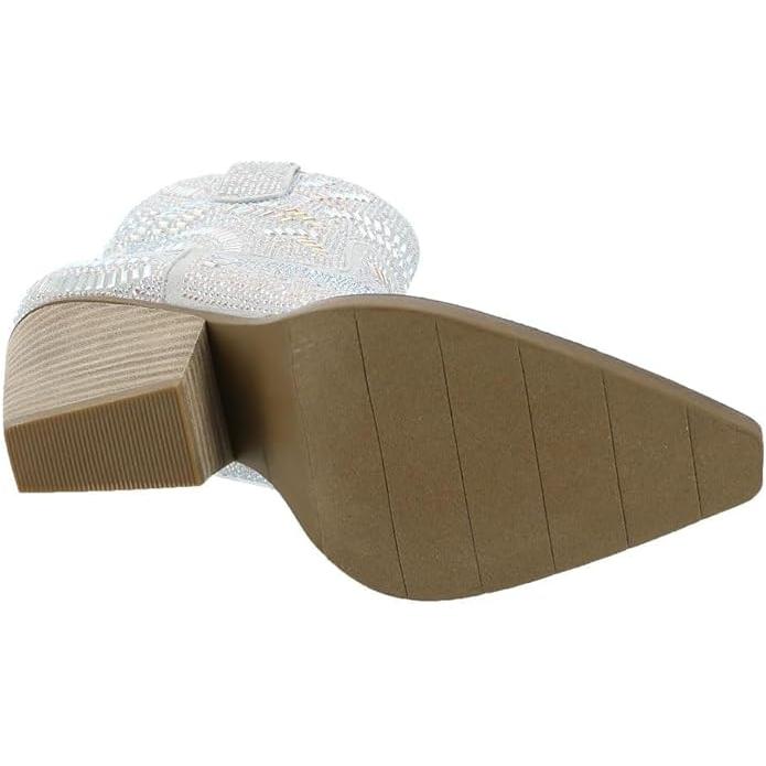 Very G Women's Maze Western Rhinestone Ankle Boot