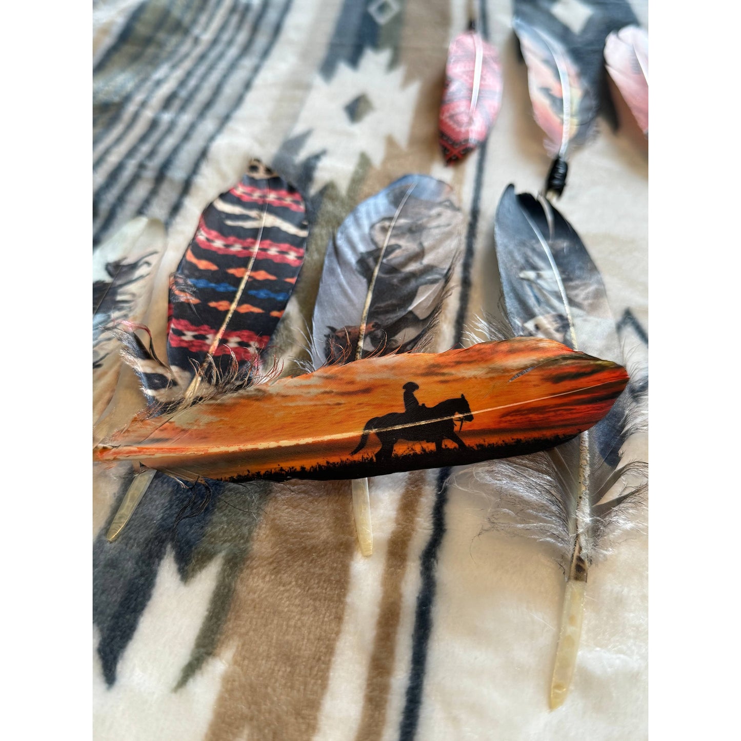 Lone Rider Hat Feather - Western Hat Accessory